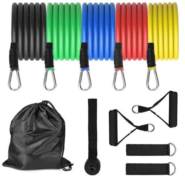 11 Pcs Resistance Bands Set