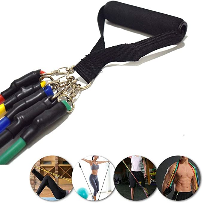 11 Pcs Resistance Bands Set - Image 3