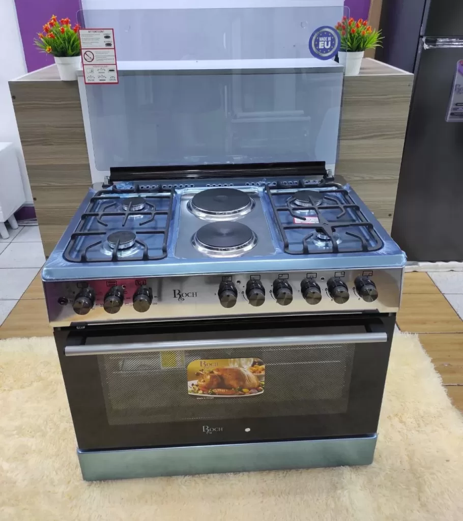 Roch 4+2, Stainless Steel Standing Cooker RECK-9042-SS