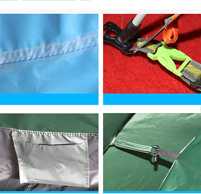 2-4 people 2 door automatic camping tents - Image 4